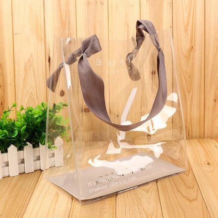 Transparent Bag Pvc 2026 Wholesale Custom Women Tote Bag Large Clear Transparent PVC Bags