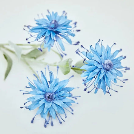 High Quality Flocking Crab Claw Plastic Flower Chrysanthemum Flocking Artificial Flower Bunches for Home Wedding Decoration