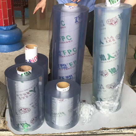 Customized 1mm High Standard Clear PVC Film for Plastic Table Cover Protector PVC Table Cloth Roll PVC Transparent Tablecloth