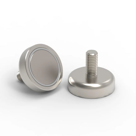 17lbs 8kg D16mm Nickel Coating Neodymium Pot Magnet with External Thread