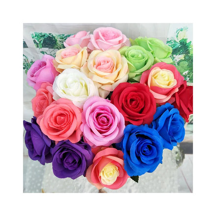 Real Touch Cheap Wholesale Artificial Flowers Brushed Single Rose