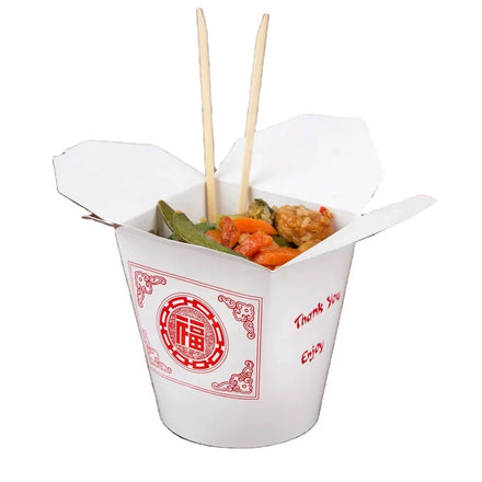Chinese Take Away Noodle Box Paper Boxes Lunch Dinner Box