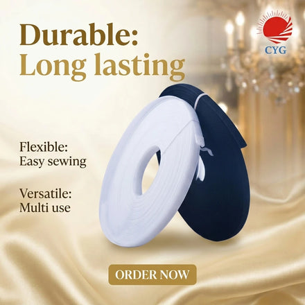 Polyester Boning for Sewing Sew Through Low Density Boning for Corsets Nursing Caps Bridal Gowns Transparent White 6mm