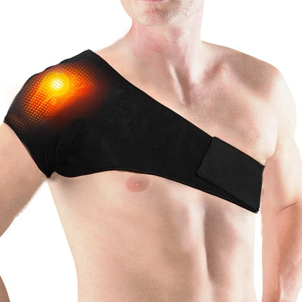 Customized Logo Unisex Pain Relief Self Heated Tourmaline Magnetic Physical Therapy Warmer Shoulder Braces HA01885