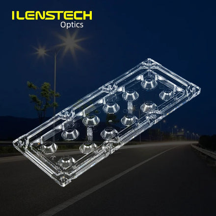 10 Degree Street Light Led Lens 2x6 Lens Module Plastic Secondary Optics