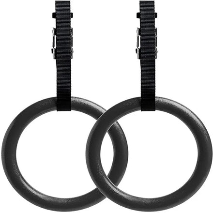 Gymnastic Rings Adjustable Straps Non-slip Gymnastics Rings Pull up Workout Rings for Home Gym Exercise Gym
