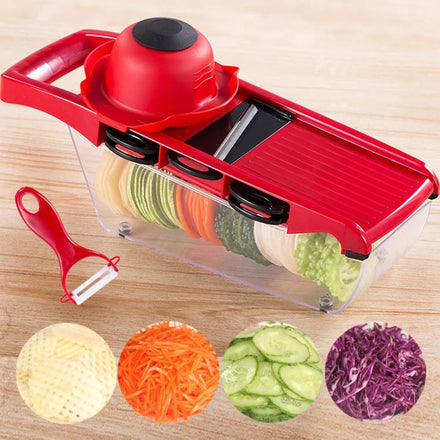 Multifunctional Vegetable Cutter Grater Slicer Wire Wiper Scraping Knife Insert Cutting Board Kitchen Utensil 10pcs