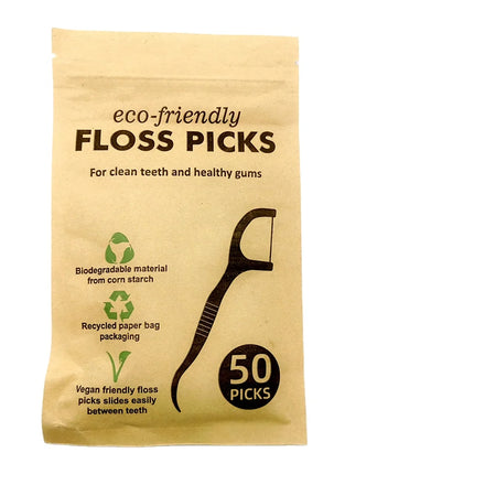 Competitive Price Y Shape Dental Floss Pick Biodegradable Dental Flosser Disposable Dental Floss Pick