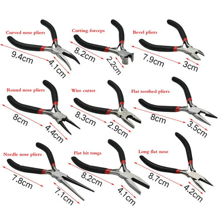 Mini Multi-Functional Diagonal Pliers Round Bent Needle Nose Cutter DIY Small Jewelry Tools Metric Carbon Steel OEM Customizable