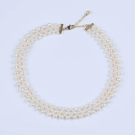 Zhuji Best-Selling Luxury Design Potato Shape Natural Freshwater Real Pearl Necklace for Sale