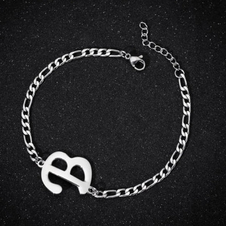 A-Z Initial Letter Stainless Steel Anklets Women Men's Leg Chain Ankle Bracelets Jewellery Gift