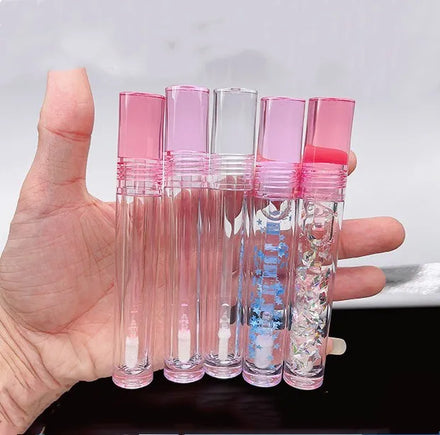 Round Lipgloss Tube Custom logo Lip Gloss Container Packaging Liptint Bottles