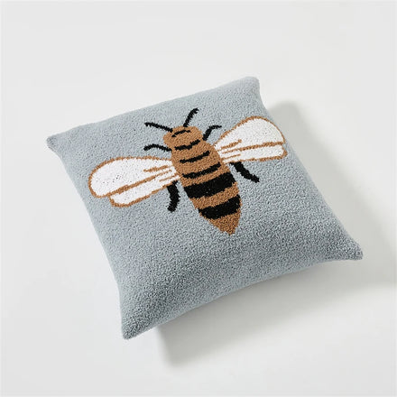 MF Polyester Cartoon Animal Bee 45*45 cm Knitted Pillowcase Cushion Cover Sofa Home Decor Comfortable Soft