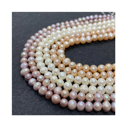 3-12mm Good Quality Natural Freshwater Pearl White pink Purple Freshwater Cultured Pearl for Jewelry Making