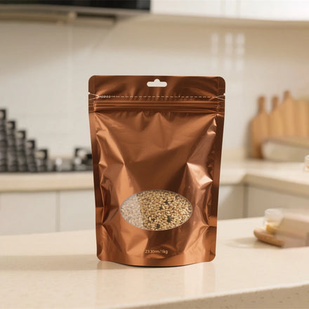 Wholesale Standing Glossy Finish Plastic Packaging Smell Proof Pouch Packaging Bag With Zipper