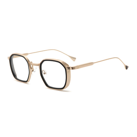 2024 New Retro Prescription Unisex Blue Light Blocking Glasses Custom Logo Square Acetate Fashion Trendy Optical Eyewear Frame