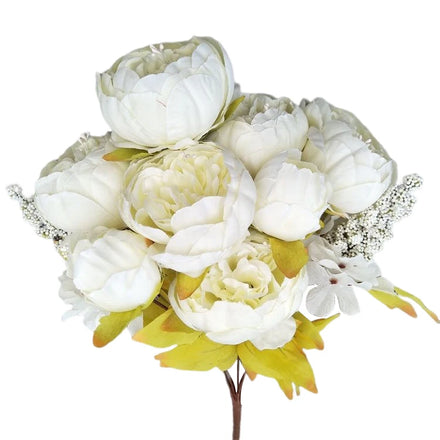 Multi Colors Hanging Artificial Flowers Mothers Day Autumn Peony Abrasive Cloth Wedding Valentine's Day Christmas Height 55cm