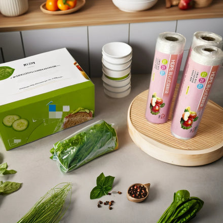 Bio Degradable PE Plastic Keep Fresh Smell protection clear Food Packing Bag on Roll