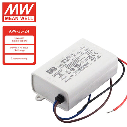 Mean Well APV-35-24 Led Light Strip Power Supply 8W 12W 16W 25W 35W 8W Single Output Switching Power Supply