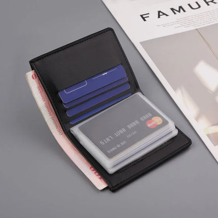Hengsheng New Design ID Card Leather Wallet for Men