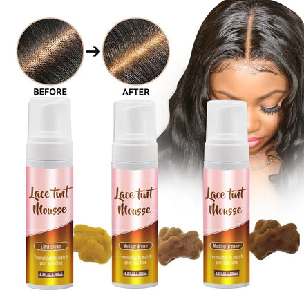 Blend to Lace Application Undetectable Look to Wigs Frontals and Closures Melt and Tint Lace Tint Mousse