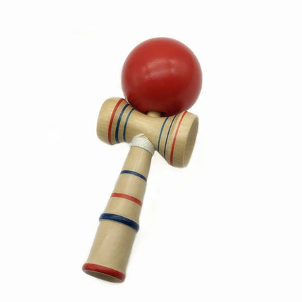 Kendama Sword Ball Educational Wooden Durable Eco-Friendly Customized Packaging Striped Pattern Promotional Toys for Kids