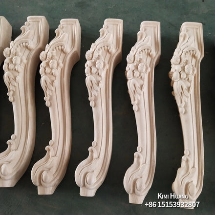 Home Interior Designed Antique Wooden Decor Solid Wood Chair Legs Wooden Legs for Table Sofa