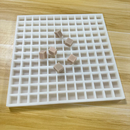 Customizable 80 Cavity Square Ice Cube Silicone Mold Food Grade PC Tool Baking Gummy Candy Chocolate Features Custom Logo DIY