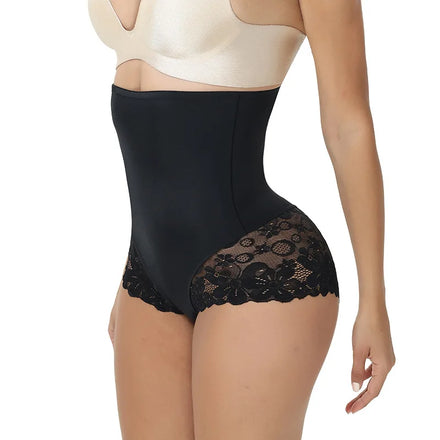 New Women High Waist Tummy Control Panties Thong Butt Lifter Waist Trainer Lace Shapewear Seamless Body Shaper Sexy Lingerie