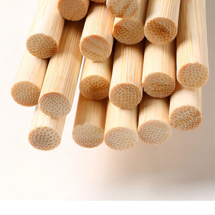 Bamboo Raw Pole 3mm Diameter 30cm Long Crafting Strips for DIY Bamboo Products Tools Sticks