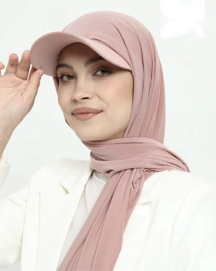 Stock Instant Hijab Underscarf Women Under Scarf Baseball Jersey Hijab Cap With Hijab Cap