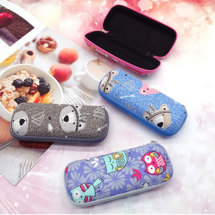 DOISYER Custom Wholesale Children's Cartoon Printed EVA Zipper Glasses Case Eyeglasses PackAGING Box