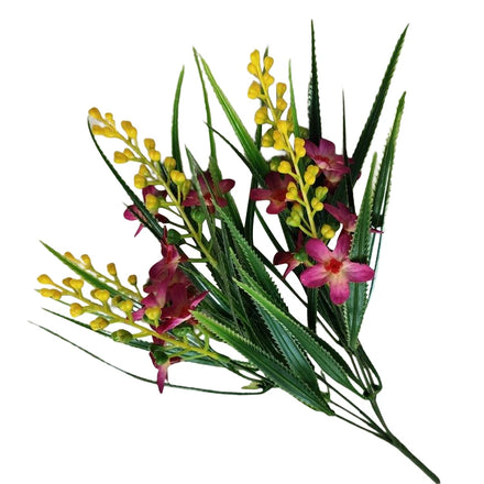 Artificial Flowers Wedding Arch Backdrop Wall Water Grass Rape Flower