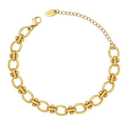 Fashion Thick Chain Bracelet Stainless Steel Friendship Bracelet Jewelry
