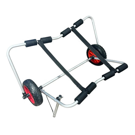 Aluminum Outdoor Boat Trolley Foldable Aluminum Kayak Cart Beach Trolley Cart Kayak Dolly