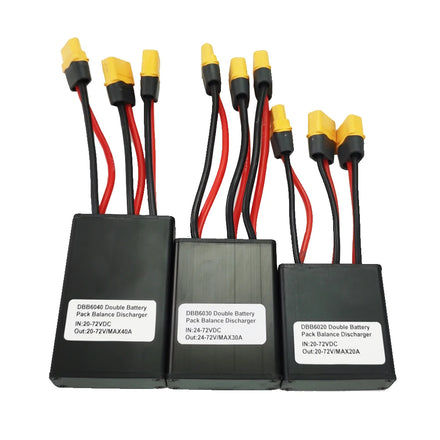 Dual Battery Pack Switch for Ebike 20A 30A 40A Parallel Batteries to Increase Capacity Double Battery Connector