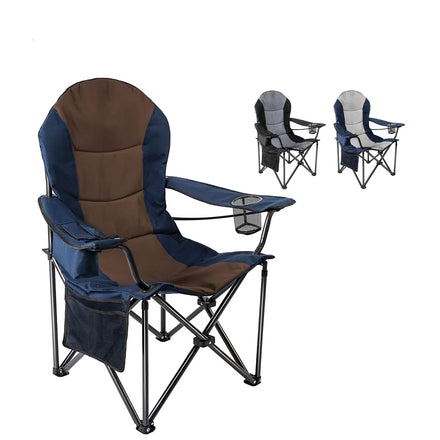 WOQI Modern Lightweight Folding Portable Picnic Outdoor Chair Foldable Metal Camping Chair for Fishing Beach Park