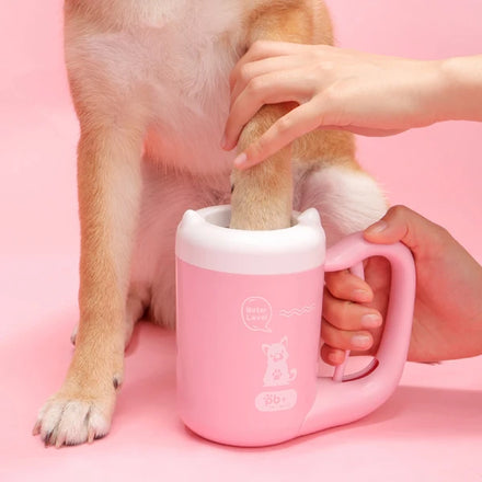 Wholesale Manufacturer New Products Soft Brush Dog Portable Pet Cleaning Paw Cleaner Cup