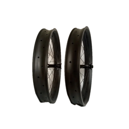 26inch Carbon Bike Rims 32holes Fat Wheels Carbon Snow Bicycle Wheel Clincher Bike Wheels Light Weigh Carbon RIms