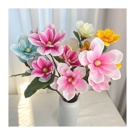 Little Joe Magnolia Decoration Mariage Artificial Flowers Decorative