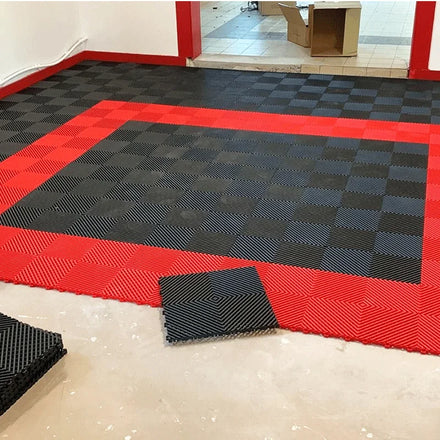2025 New Design Easy Installation Interlocking Plastic PP Garage Flooring Tiles for Car Maintenance Shop