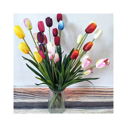 3 Headed Tulip Cheap Wholesale Artificial Flowers Dekoration