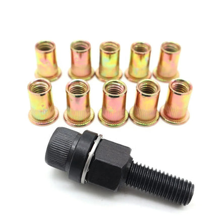 SDPSIRivet Nut Tool Hand Rivet Nut Gun Head Simple Installation Manual Riveter Rivnut Tool Accessory for Nuts M3 M4 M5 M6 M8 M1