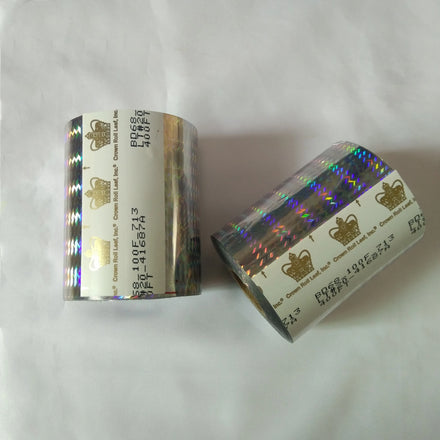 Bonedry 713 Holographic Metallic PET 8CM*120M Roll Hot Stamping Foil for Fishing Lure