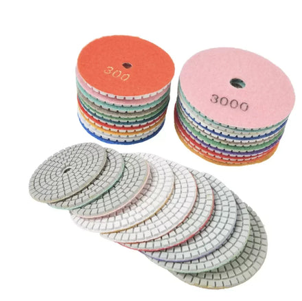 Hot Sell 7 Steps Dry Polishing Pad for Granite Marble Abrasive Polishing Pad Polishing Buffing Pads
