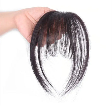 AU Remy Hair Fringe Hair Extensions Good Quality Real Human Hair Clip in Top Head Bang for Women