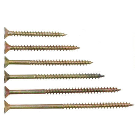 Zinc Plated Cross Flat Head Self-Tapping Screws Dry Wall Screws for Wood Nail Length 25-100mm Metric Inch Measurement Color