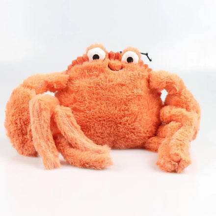 Cartoon Red Lobster Doll pink Skin Shrimp Corduroy Pet Plush Chew Dog Toy