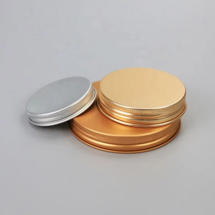 Silver Gold Aluminium Lid 58-400 58mm Airtight Glass Jar Closures Metal Lid for Cosmetic Jars