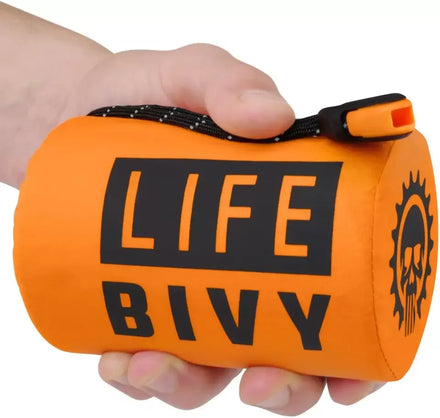 Outdoor Bivy Sack Emergency Stock Exchange Bivouac Envelope Portable Adult Camping Sleeping Bag with Whistle